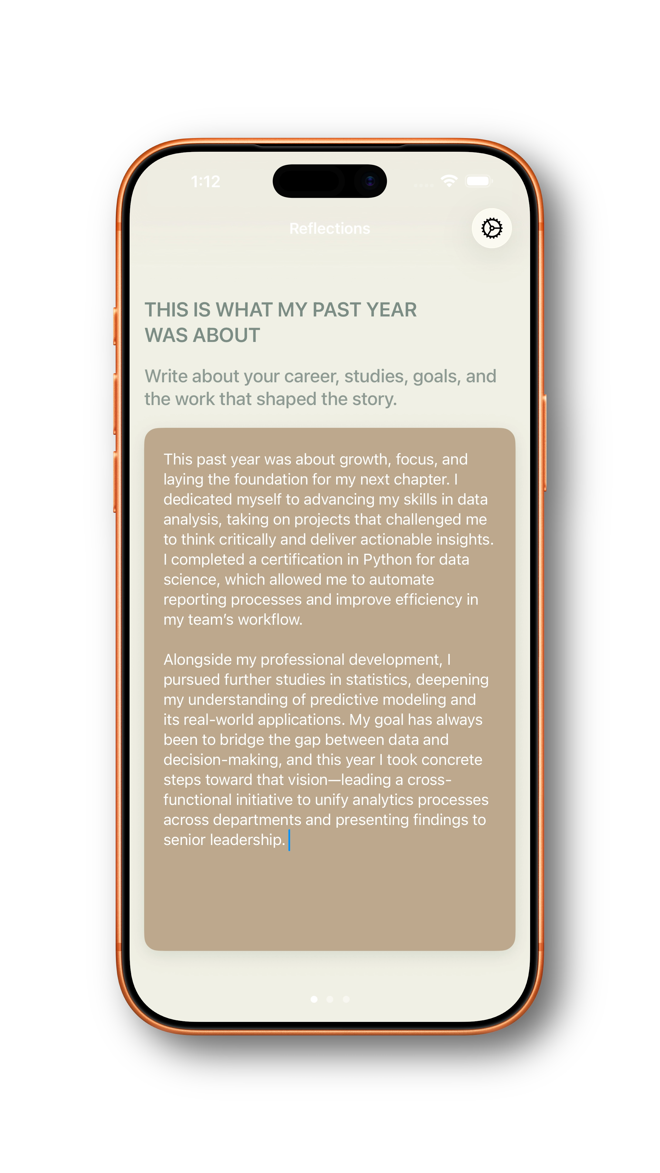 Waypoints reflection interface